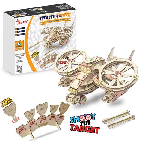 Heartily Stealth Copter Best Fun Toys Learning & Educational Gift Games ...