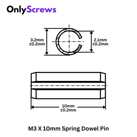 Spring Dowel Pins – OnlyScrews