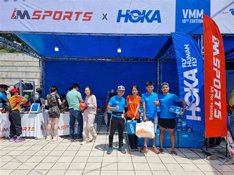 Gian hàng Imsports x Hoka tại giải VMM 2023