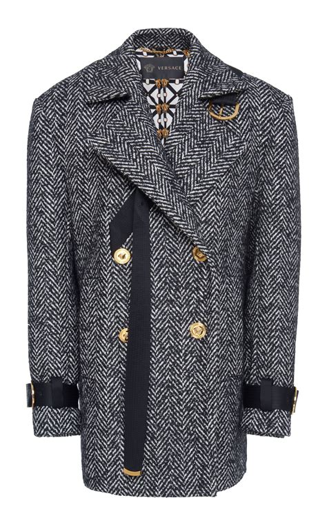 Click product to zoom | Coat fashion, Fashion, Versace fashion