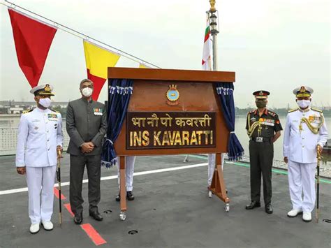INS Kavaratti, anti-submarine warfare and stealth corvette commissioned ...