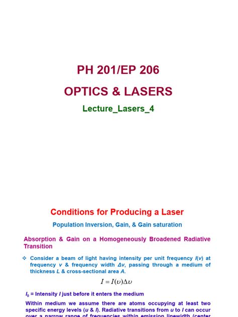 Image result for Lasers Lecture