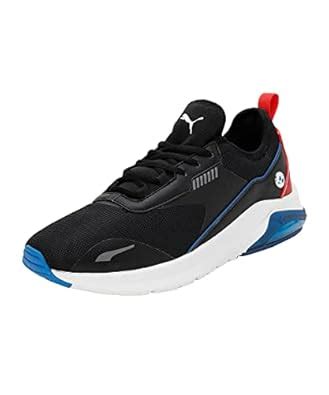 Buy Puma Unisex-Adult BMW MMS Electron E Pro Black-Pop Red Sneaker ...