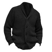 Men's Cardigan Sweater Dress Sweater Chunky Cardigan Cropped Sweater ...