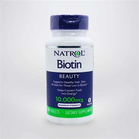 Mua Sản phẩm Viên Uống Natrol Biotin Beauty Maximum Strength 10000mcg chỉ với giá 350,000đ - Cửa ...