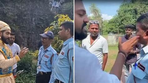 Palghar News: Video Shows Security Guard Stopping Man In Chhatrapati ...