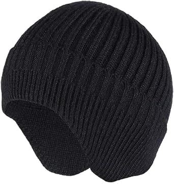 Buy Gajraj Knit Beanie Hat For Men Women Winter Warm Earflap Soft Wool ...
