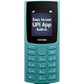 Nokia 106 4G Keypad Phone with 4G, Built-in UPI Payments App, Long ...