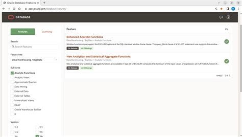 Features of Oracle Database 21C 的图像结果