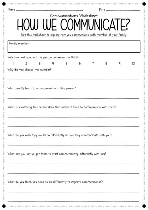 Forms Of Communication Worksheet at Jared Harper blog