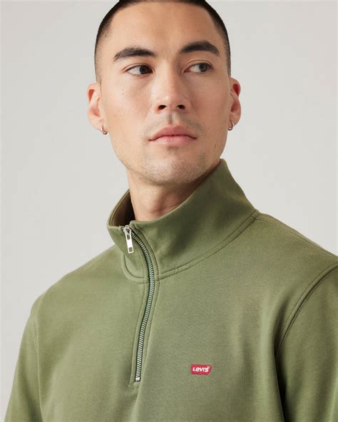 Original Housemark Quarter-zip Pullover - Green | Levi's® EE