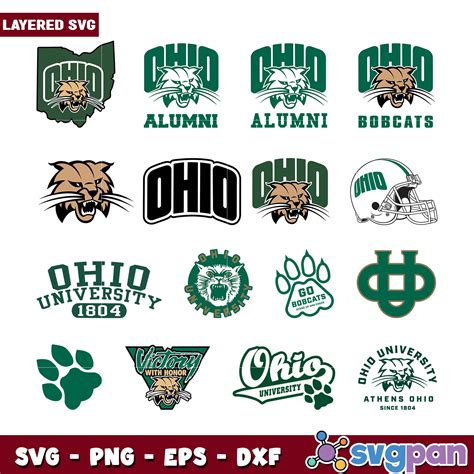 Ohio University Bobcats SVG Bundle – svgpan