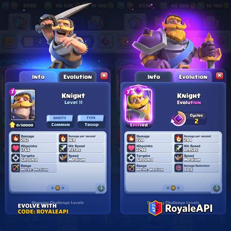 Knight Evolution - Season 50 (August 2023) - Clash Royale News Blog ...