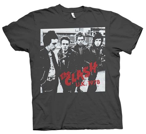 The Clash 1978 T Shirt - Rare Rock N Roll Tour T Shirts