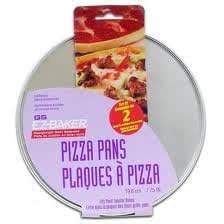 Buy EZ Baker 8" Heavyweight Steel Bakeware Pizza Pans ~ Pack of 2 Pans ...