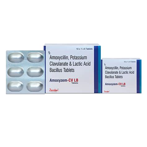 AMOXYZEM-CV LB TABLETS Zemilon Biotech Pvt. Ltd.