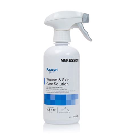 Amazon.com: McKesson Puracyn Plus Wound Irrigation Cleanser Spray, Sterile Hypochlorous Wash ...