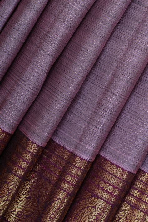 Light purple traditional pure kanchipuram silk saree – Clio Silks