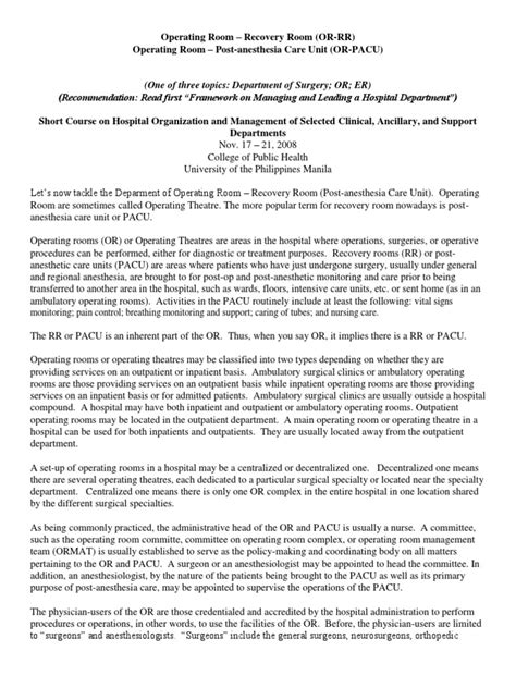 Operating Room Procedures and Guidelines 的图像结果