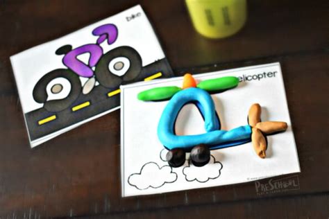 Transportation Playdough Craft 的图像结果