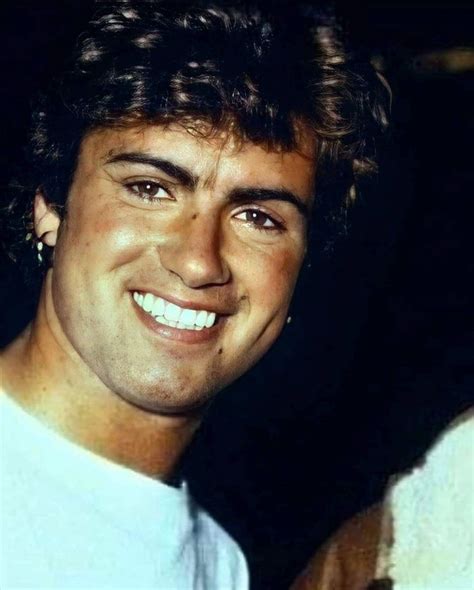 George Michael without makeup, showing his beautiful moles 😍😍 ...