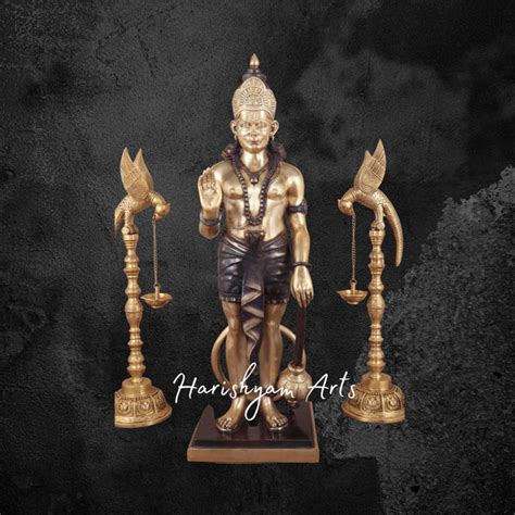 Brass Hanuman Statues