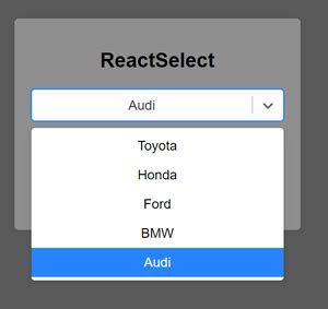Image result for React Select Form Element