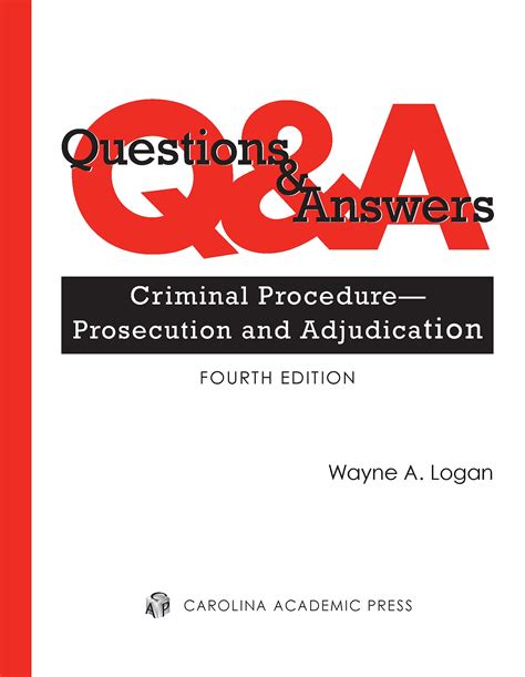Buy Questions & Answers: Criminal Procedure―Prosecution and ...