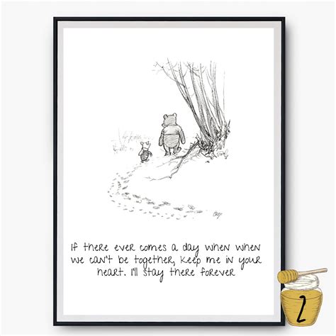 Winnie the Pooh Bear Quotes Print Inspirational Wall Art - Etsy UK