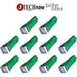 Jtech 10 x T5, 5050 SMD LED Green Car Lights Bulb : Amazon.in: Home ...