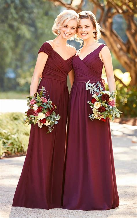 Classic Chiffon V-Neck Bridesmaid Dress | Sorella Vita Bridesmaid Dresses