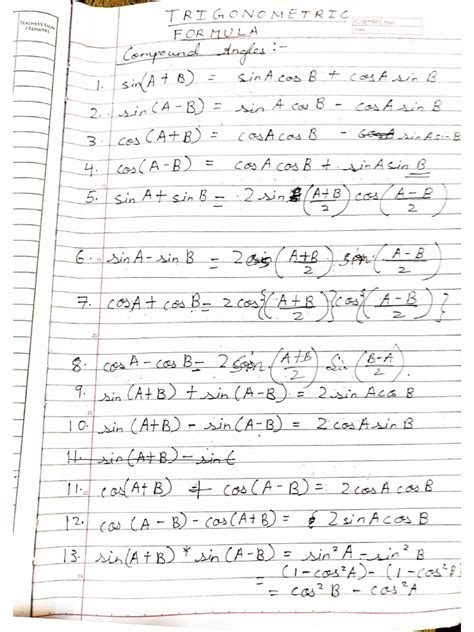 Compound Angle Formulae 的图像结果