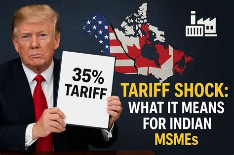 Trump Imposes 35% Tariff on Canada: Indian MSMEs Must Prepare for ...
