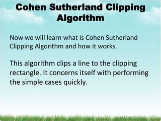 Cohen-Sutherland Line Clipping Algorithm Solved Examples 的图像结果