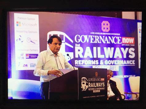 Railways is best example for big bang reforms, says Suresh Prabhu ...