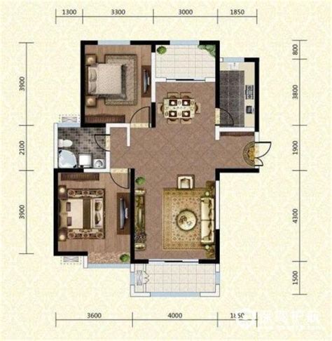 满满活力阳光小三房，90平米三室两厅装修效果图-中国木业网