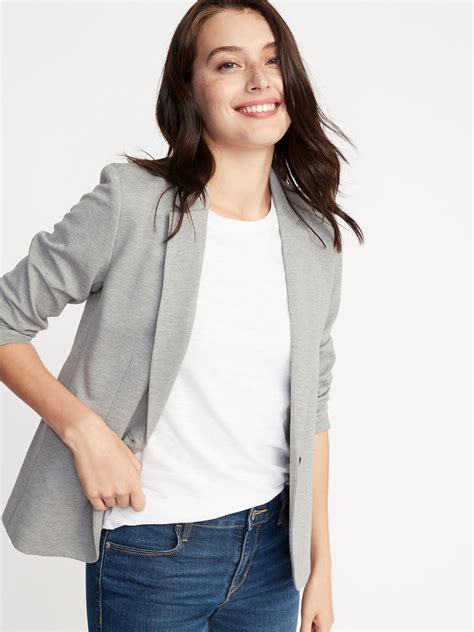 Classic Ponte-Knit Blazer for Women | Old Navy