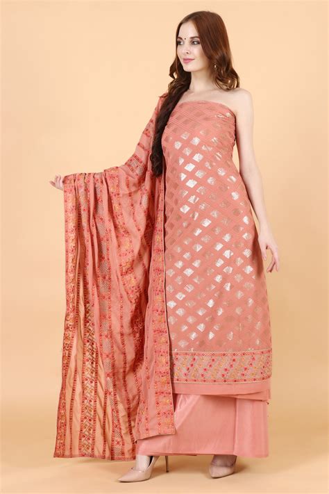 Buy Dress Material & Unstitched Dress Material Online - Apella