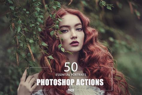 50 Essential Portraits Photoshop Actions | Portrait Actions, Luxury ...