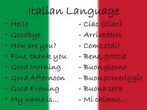 Image result for Italian Language