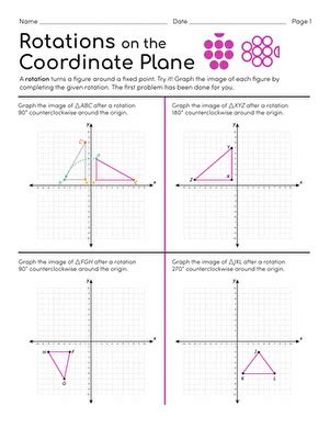 Image result for Rotation Practice Worksheet