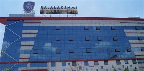 Rajalakshmi School of Business Chennai MBA Admission 2026, F