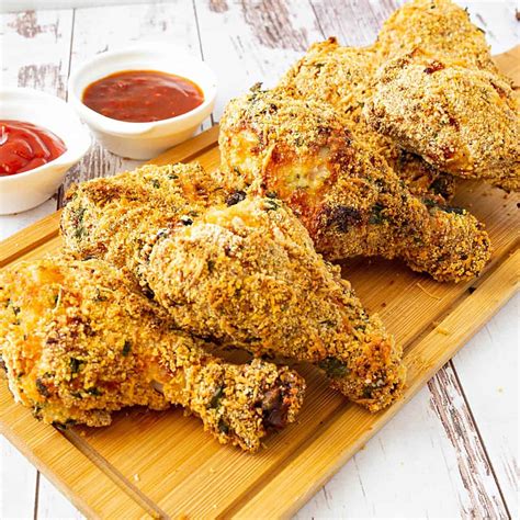 Oven Fried Chicken Legs