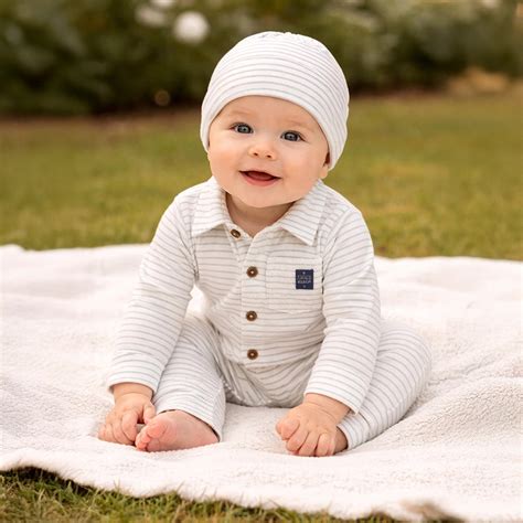 Mi Arcus - 2Pc Cotton Jacquard Knit Sleep Suit - Sleep Suit