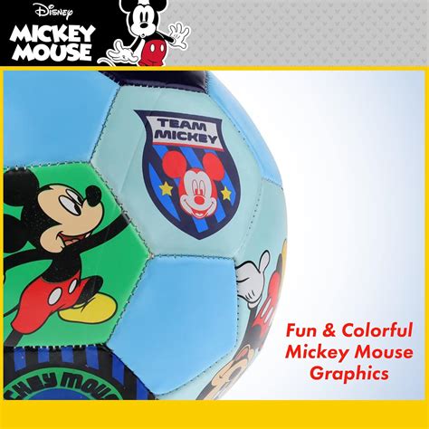 Buy Disney Mickey Mouse Soccer Ball, Size 3 and Size 5 Indoor/Outdoor ...