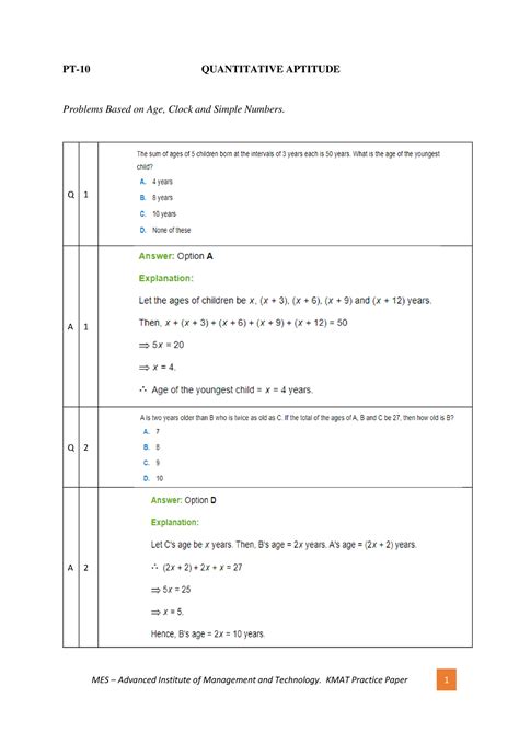 PT-10 (Aptitude)-QA - its a practice material - B.com finance and ...