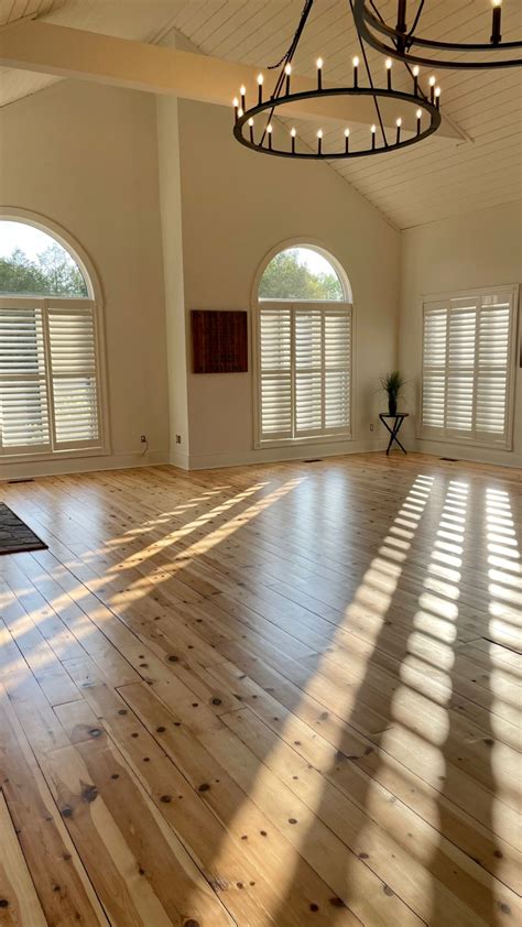Refreshed Heart Pine Flooring for Your Dream Farmhouse