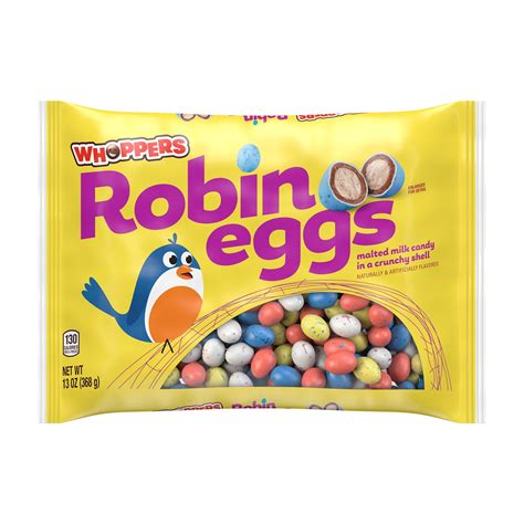 Whoppers Robin Eggs Malted Milk Balls Easter Candy, Bag 13 oz - Walmart.com