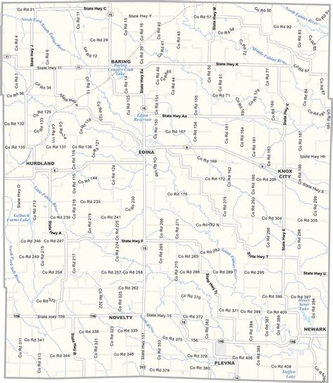 Knox County Map, Missouri - US County Maps