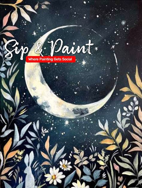 Paint the majestic Masquerade Moon in Huntley with Brush Party with ...